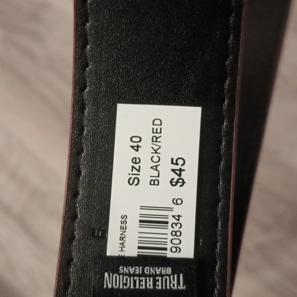 NWT True Religion Size 40 Belt - Picture 3 of 3